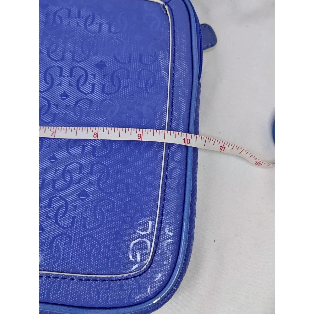 NWT GUESS‎ Frosted Blue Tablet iPad Laptop Sleeve Case Pouch Bag X3753222